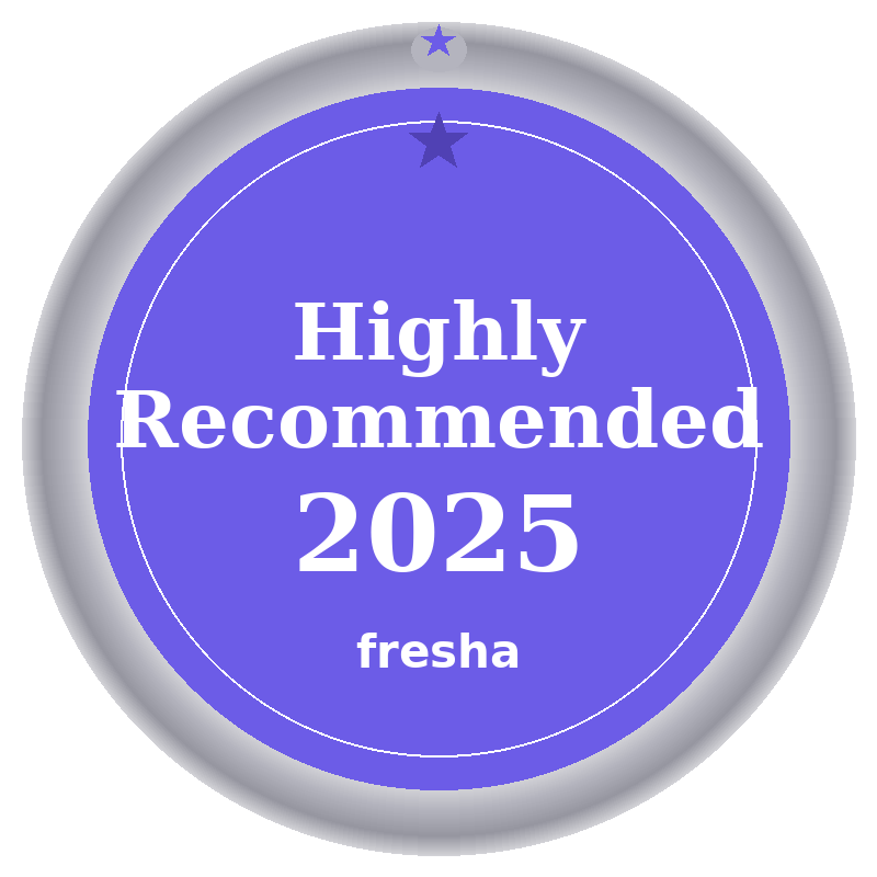 Fresha Highly Recommended 2025