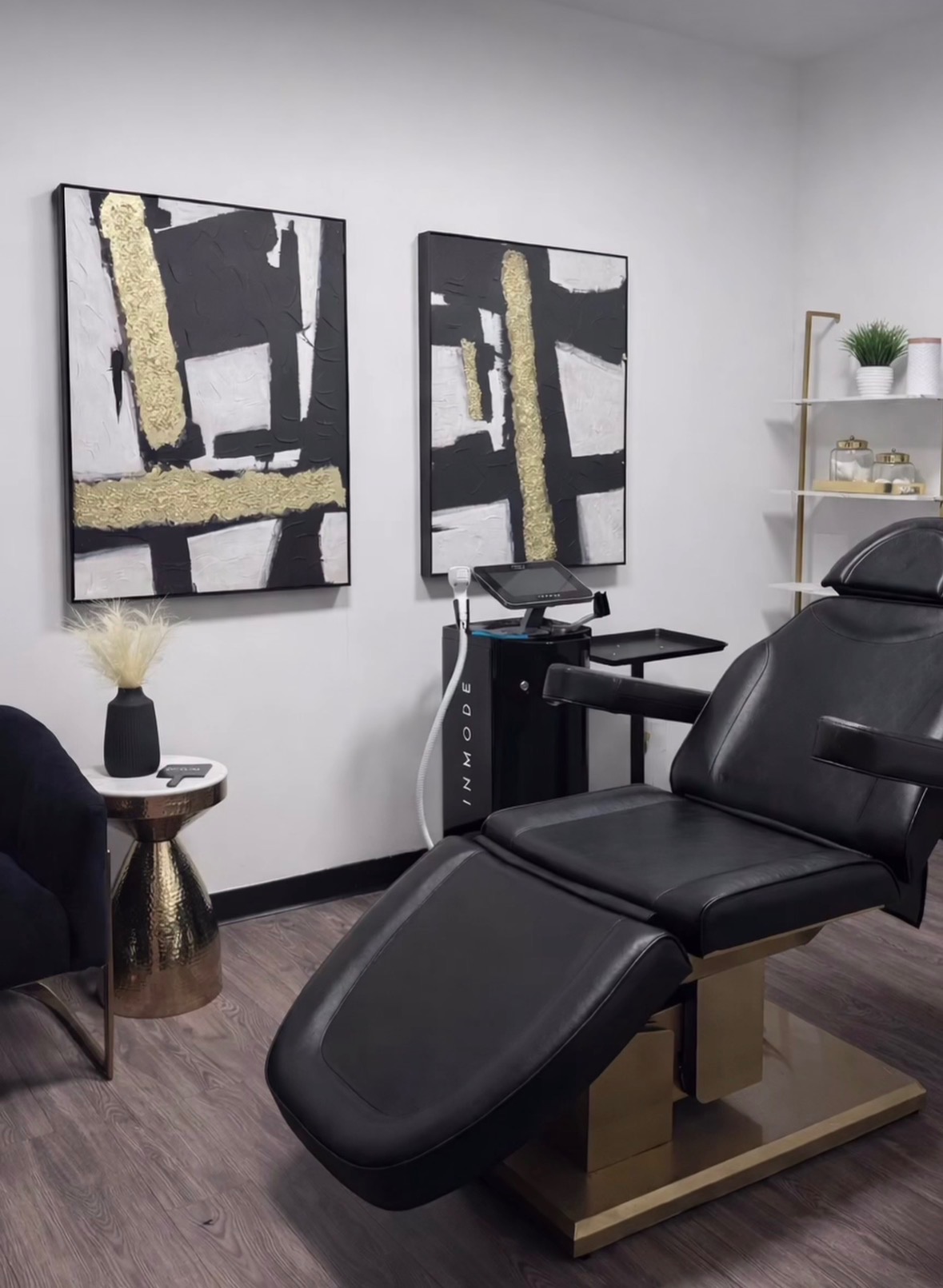 The treatment room at Royal Medical Spa, Guelph